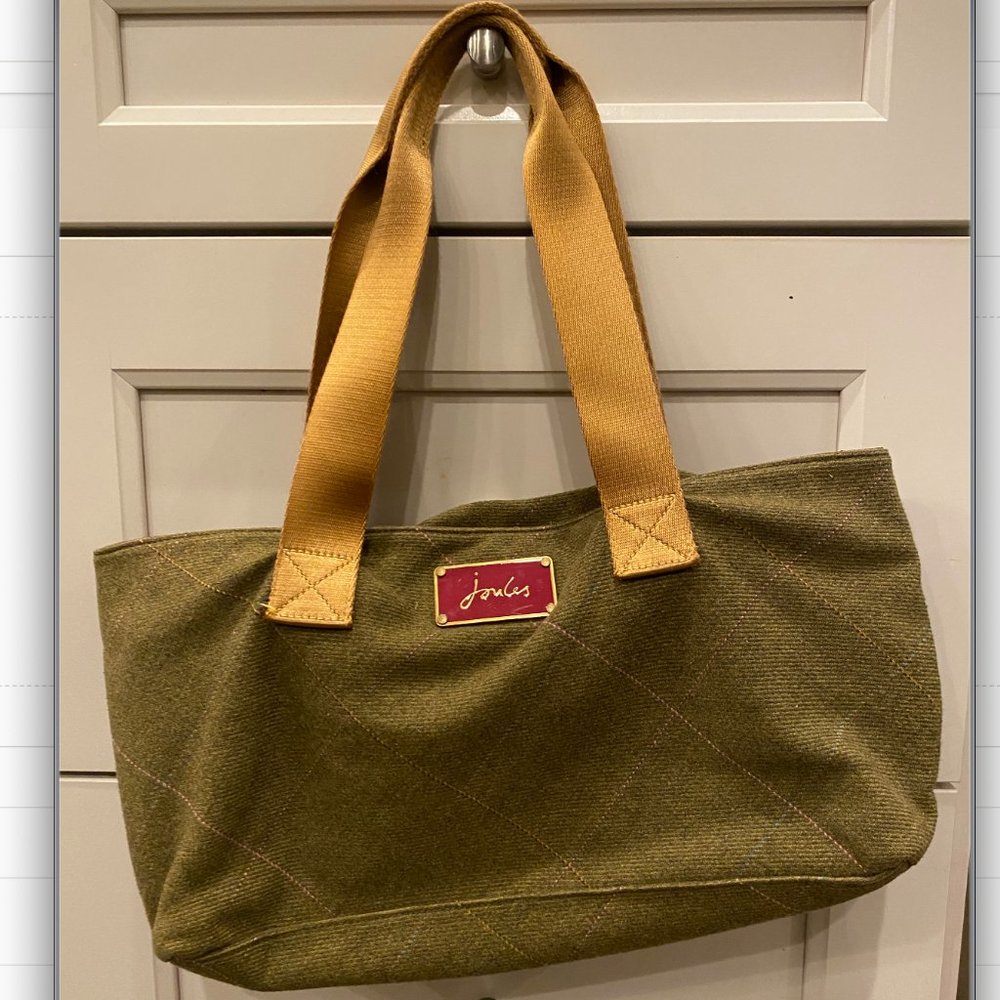 Joules Tweed Shoulder Bag